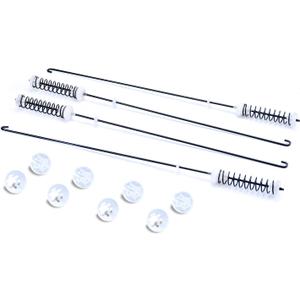 W10780048 Washer Suspension Rod Kit Compatible with Whirlpool Kenmore Admiral Maytag Washing Machine WTW4800XQ1 WTW4800XQ4 ATW4675YQ1 RTW4640YQ1, Spring Rods Maintains Balance (4 Pack) 27.6 inch