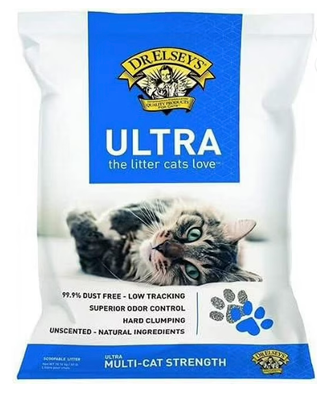 Dr. Elsey's Feline Ultra Premium Clumping Cat Litter 40lb Bag