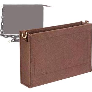 Lckaey Purse Organizer - bag Organizer Insert for 19 26 Renovation of washing bag 3076coffee-S