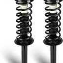 Rear Shock Absorber Compatible with Honda Accord 2008-2012, Struts Assembly w/Coil Spring, Replace for 172563 (Set of 2)