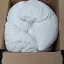 Decroom 5 Inch Memory Foam Mattress Topper Queen for Back Pain Relief, Filled with Breathable Memory Foam Pillow Topper Soft Fluffy Supportive Bed Mattress Pad, 80x60x5 Inch (White)