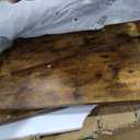 YITAHOME Corner Dog Crate Furniture, 43.7" Wooden Dog Kennel with Dog Cushion, Dog Kennel Corner Wooden End Table for Small Medium Dogs, Brown