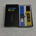 VIVOSUN Digital pH and TDS Meter Kits, 0.01pH High Accuracy Pen Type pH Meter  2% Readout Accuracy 3-in-1 TDS EC Temperature Meter for Hydroponics, Pool and Aquarium, Yellow Blue, UL Certified