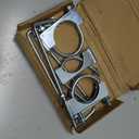 4 Pcs 2.5" Universal Exhaust Clamp with Hanger,Exhaust Hangers Fits 2-1/2" Exhaust Pipe