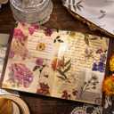emmoolife Pressed Flower Stickers Set (380 PCS) Dried Flowers Themed Resin Sticker Decals Floral Botanical Journaling Stickers for Scrapbook Supplies Bullet Junk Journal Bottles Planner Laptops
