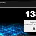 138X Black Toner Cartridge Pro MFP 3101fdw Black Toner Compatible for HP 138X Black Toner Cartridge for HP138X W1380X for Pro 3001dw 3101sdw Toner 2 Pack (with Chip) (High Yield)