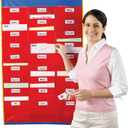 Learning Resources Organization Station Pocket Chart - Hanging Pocket Chart for Classroom, Teacher Supplies for Classroom Organization and Storage, Pockets for Bulletin Board, Student Storage Charts