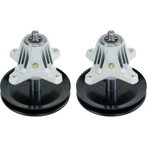 T1600 Deck Spindle Assembly 618-06989 918-06989 for MTD Troy Bilt 46 inch Deck T1500 LT 4600 CLT46CVT TB46 2 Pack