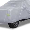 ACROPIX Waterproof Car Cover for Ford F150 Crew Cab All-Weather Protection Against Rain, Sun, Snow Full Exterior Cover with Driver Door Zipper UV-Resistant