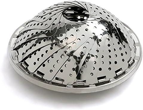 Stainless Steel Vegetable Steamer,Silver