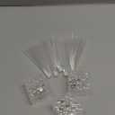 Amylove 30 Pcs Mini Fiber Optic Lamp Bulk Small LED Party Light Color Changing Table Centerpiece Decor for Glow in The Dark Favors Supplies Valentines Day Wedding Decorations (6 Inch,Clear)