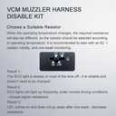 Update VCM Muzzler Harness Disable Kit Compatible with Honda 3.5L V6 Engine with VCM,for Acura 2013+, for Pilot 2009+, for Accord 2008+, for Ridgeline 2007+, for Odyssey 2007+