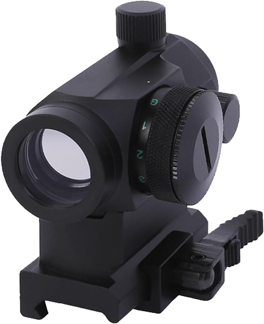 Red Win Otis 1x22 5 MOA Red Dot Scope Cap Adjust 5 Level Red Green Illuminated Scope with Mount Compact Red Dot