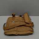 KKXIU Large Canvas Tote Bag for Women with Zipper and Compartments Crossbody Work Bible Messenger Purse Bag With Pockets - Plus Khaki