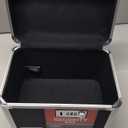 Vaultz Secure Security Lock Boxes - Safe Combination Lock Box, Storage for Documents, Valuables, Medicine & Money - 9.88 x 7.75 x 7 Inch - Black/Chrome