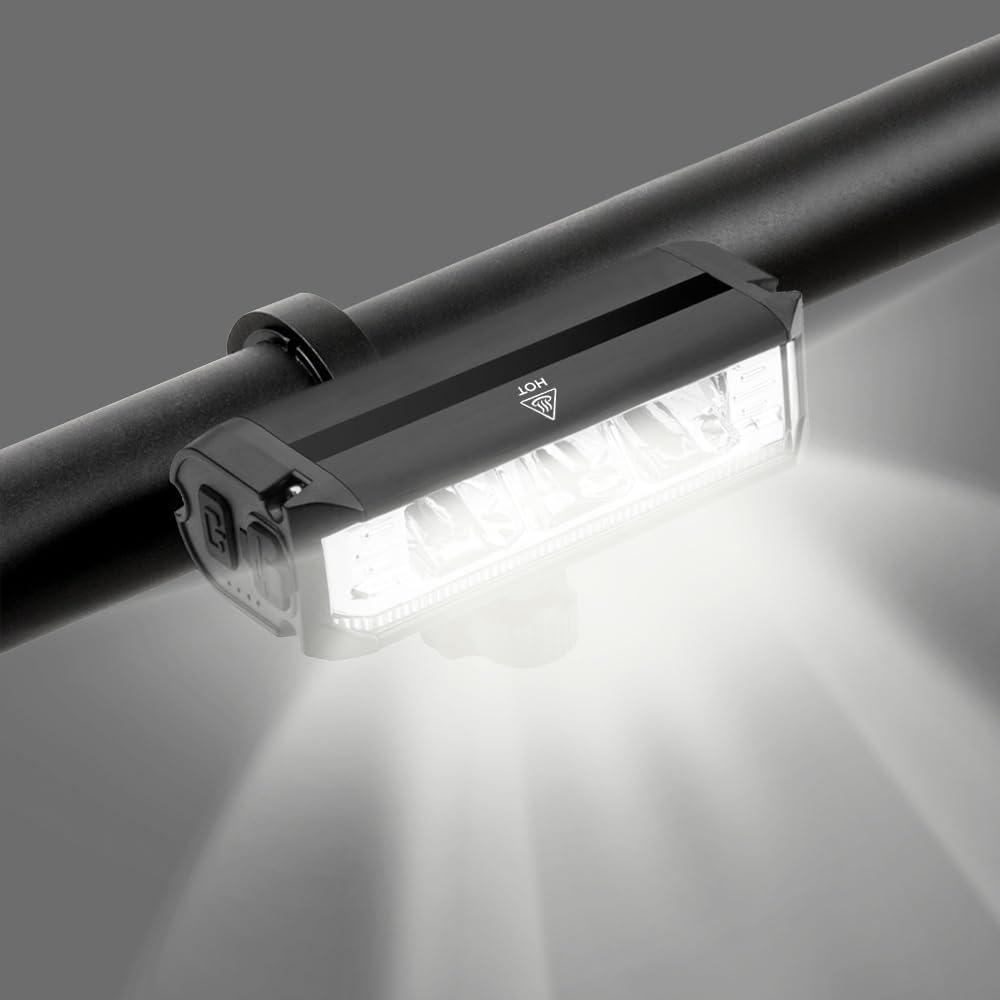 Best Bright Bike Light for Night Riding, 1000 Lumen Bicycle Light High Beam Low Beam, Rechargeable Bicycle Headlight Set, Waterproof Bike Headlight