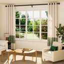 YaFex Heavy Duty Curtain Rods 60-120 Inch, Upgraded 1 Inch 2X Longer Rod Sections, 30" Extra Long Adjustable Range Curtain Rod for Windows for Living Room, Bedroom Modern Design & Easy Installation