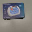 Pop Game Light Up Fidget Toy for Kids, 6 Modes LED Screen Quick Push Controller Electric Fidget Popper Bubble Game Car Games Travel Activities Birthday Toys for Girls Pink