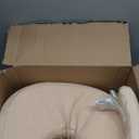 My Brest Friend Super Deluxe Nursing Pillow-Enhanced Comfort & Ergonomic Breastfeeding Pillow for Ultimate Support For Mom & Baby-Adjustable and with Handy Side Pocket,100%Woven Cotton Oatmeal Waffle