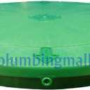 TUF-Tite 24" Heavy Duty Flat Riser Lid for TUF-Tite Risers or Corrugated Pipe Risers, Green