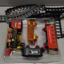 Shemira Christmas Train Set, Train Toys for Boys Girls,Toy Train with Light Smoke and Sound, Steam Train Set for Around Christmas Tree, Toys Gifts for 3-8 Year Old Kids (Black)