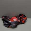 DARUNAXY Black Red Graduation Party Decorations, Red 6x3.6ft Red Class of 2025 Graduation Banner for Men Women 2025 Congrats Grad Party Supplies Masters Congratulations Graduates Backdrop Party