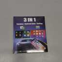 2026 Upgrade 3 in 1 Wireless CarPlay Adapter - Wired to Wireless Screen Mirror & Audio Link for iOS/Android, 2.4/5GHz WiFi & Bluetooth 5.0, Fast Stable Connection, Mini Design, Plug and Play