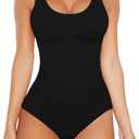 VVX Bodysuit for Women - Tummy Control Seamless Tops Compression Butt Lifting Shapewear Bodysuits - Black XS/S