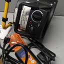 LHUKSGF Greenhouse Heater with Digital Thermostat, 1500W Electric Outdoor Heater, Overheat Protection, Fast Heating, Waterproof for Grow Tent, Green House, Patio, Black