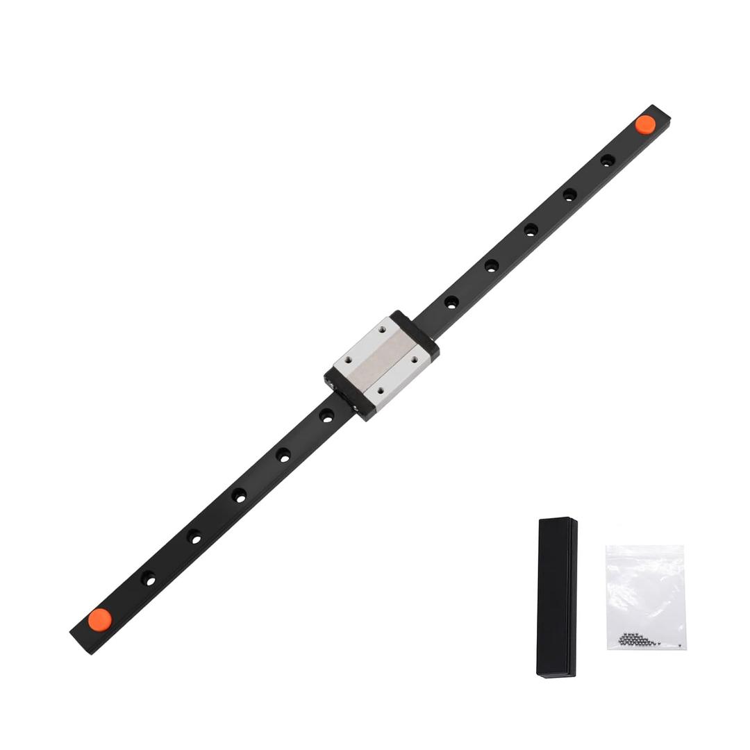 MGN12H 200mm Linear Rail 7.87'' with MGN12H Steel Carriage Block for DIY 3D Printer and Machines