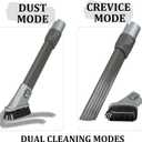 Crevice Duster Tool for Shark HV322 HV301 NV752 NV650 NV800 NV151 ZD201 LA502 AZ2001 HZ2002 Rotator/Rocket/Duoclean/APEX/Navigator Vacuum Cleaners Extended Reach Attachments Brush