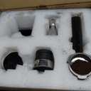 Canoly Fast Cold Brew Espresso Machine with Grinder, Capsule Handle, Silver