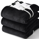 Bedsure Heated Blanket Queen Size, Dual Control Electric Blanket, Black
Preheat Function,6 Heat/6 Timer Settings, 8H Auto Shut-Off, ETL/FCC, Soft Flannel Sherpa, Machine Washable, 84x90in