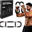 Twister Arm Trainer, Chest Workout Equipment 40-100lb Adjustable Arm Trainer, Twister Arm Trainer, Portable Power Twister Bar, Detachable Design Fitness Anywhere (Red)