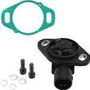 Throttle Position Sensor TPS Throttle Body Position Sensor Replacement for Honda Accord 1990-2002, Civic 1989-2000, CRV CRX Odyssey Pilot & Acura CL Integra, Replace# 911753, 16400P06A11 (Black, Black)