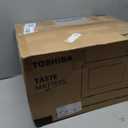 TOSHIBA Small Microwave Oven with 11 Power Levels, ChefDefrost, Sound On/Off & Eco Mode, 0.7 Cu Ft, 700W, Black, MM-EM07PA(BK)