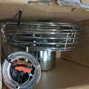 12V Fan RV|Truck Cooling Heavy Duty 8" Metal Car Fan Bus|Boat|Forklift|Car|Camper|Lawn|Mower|Tractor 2-Speed Silver