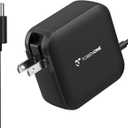 TobenONE 100W USB C Laptop Charger, Universal GaN III Power Supply Adapter, Replacement Foldable Fast Charger PD3.0 for MacBook, HP, Lenovo, Asus, Steam Deck, and All Type C Devices (5ft Cable)