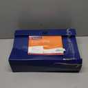 Smead Portable Expanding File Box, 19 Pockets, Blank Tabs, Printed Labels, Latch Closure, Legal Size, Blue (70806)