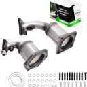 Front Catalytic Converter Compatible with 2007-2018 Nissan Altima 3.5L, 2009-2019 Murano 3.5L, 2011-2014 Quest & 2013-2019 Pathfinder 3.5L, 2013 Infiniti JX35 3.5L, 2014-2020 QX60 3.5L, 2 PCS