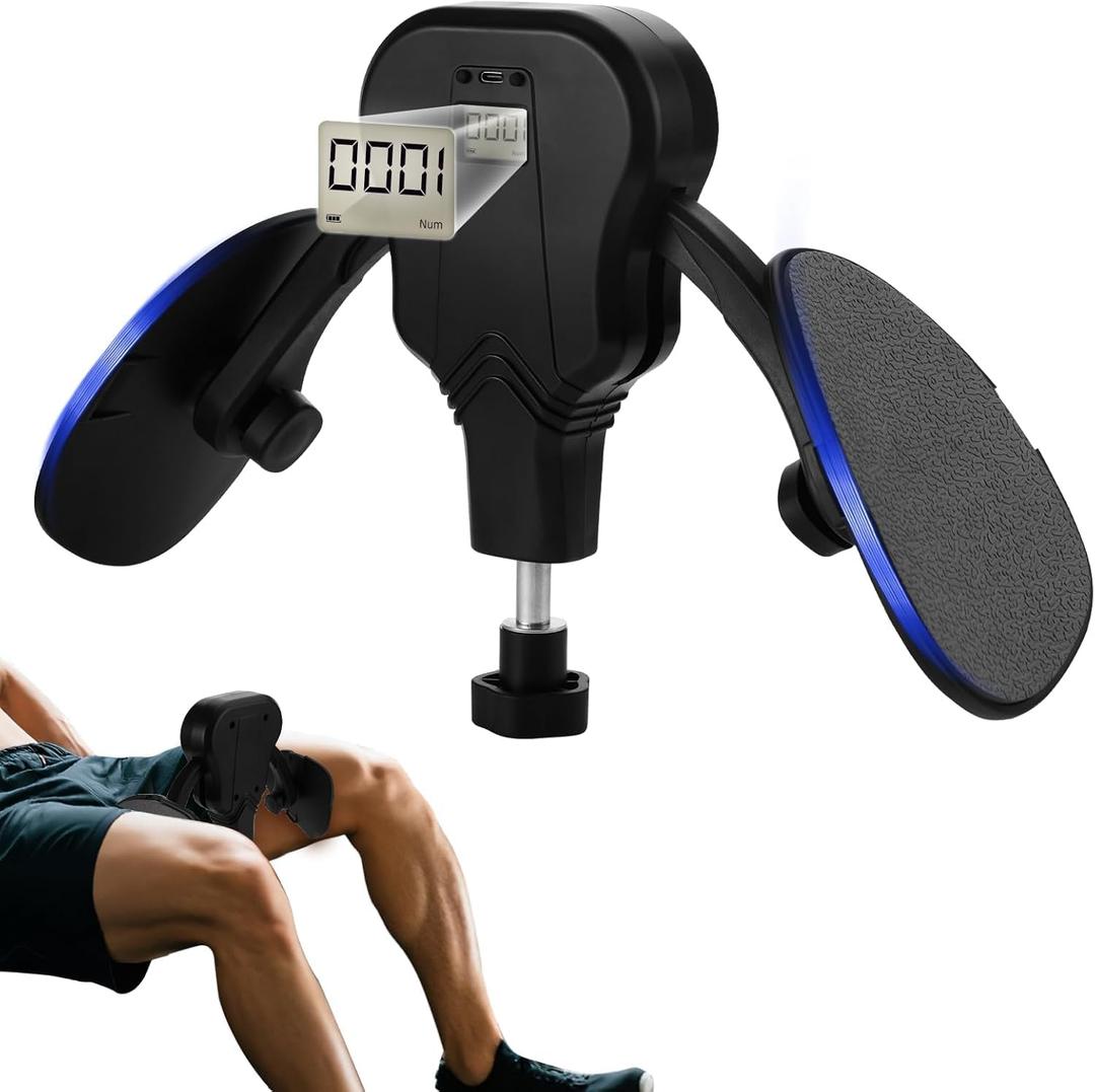 Thigh Trainer Hip Trainer Kegel Exerciser, 132lbs Leg and Inner Thigh Strength Excrcise Equipment, Hip Shaper Trainer Machine,Pelvic Floor Strengthening Device, Thigh Toner Workout