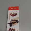 Stainless Steel Multi-Function Olives & Cherry Pitter Tool with Lock Design - Heavy-Duty Fruit Pit Remover for Jam Making (Green)