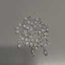 Boao 120 Pcs Ceramic Christmas Tree Replacement Lights Clear Plastic Flame Peg Bulbs Accessories for Ceramic Christmas Trees and DIY Projects(Clear,Medium)