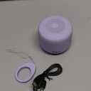 Bobtot Portable Bluetooth Speakers with Strap Easy to Carry, Wireless IPX5 Waterproof Mini Speaker with Loud Stereo Sound, 20 Hours Playtime, Rechargeable Battery, Built-in Microphone, Purple