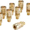 Milton (716) 1/4" Male NPT M Style (Industrial) Air fitting Quick Connect Coupler - Box of 10