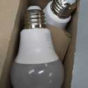 PHILIPS LED 40W A19 4-Pack Basic Soft White (2700K) 450 Lumen (6.5W = 40W) Frosted Flicker-Free Light Bulbs