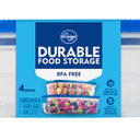 Kroger Durable Food Storage BPA Free, 4 Piece
