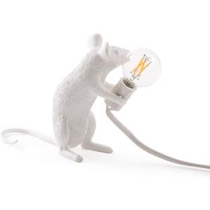Modern Resin Mouse Lamp Table Lights Creative Desk Lamps Bedside Gift Decoration LED Bedroom,Study Room (Sitting)