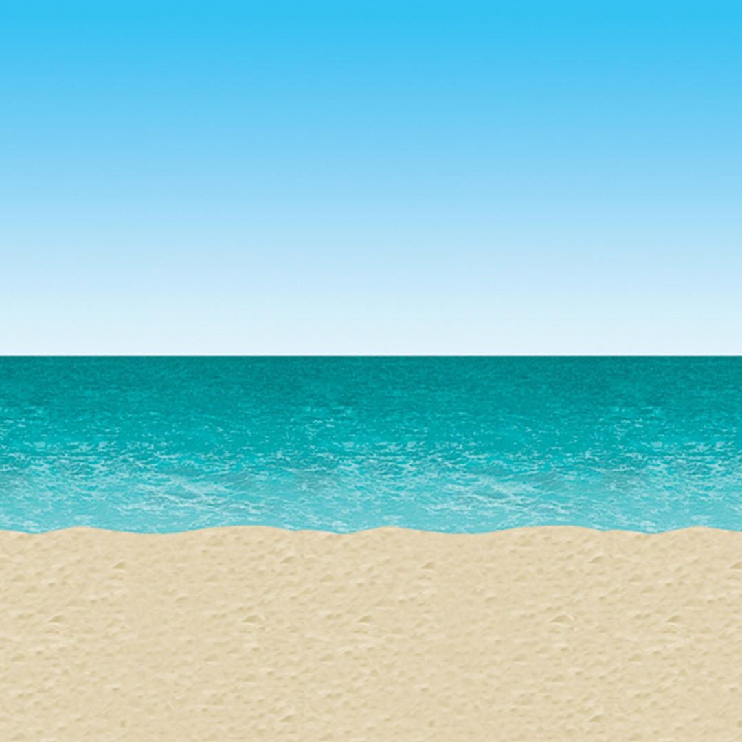 Beistle Ocean and Beach Backdrop (52001)
