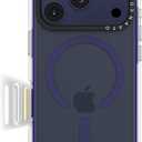 ORNARTO Air Case for iPhone 17 Pro Max Clear | Military-Grade Drop Protection | Camera Control Button | Compatible with MagSafe | Built-in Air Phone Cover - Deep Blue